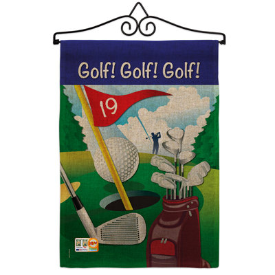 Double Sided 18.5'' H x 13'' W Polyester Flag Set