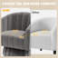 Fauteuil pivotant rembourré surdimensionné-529082456