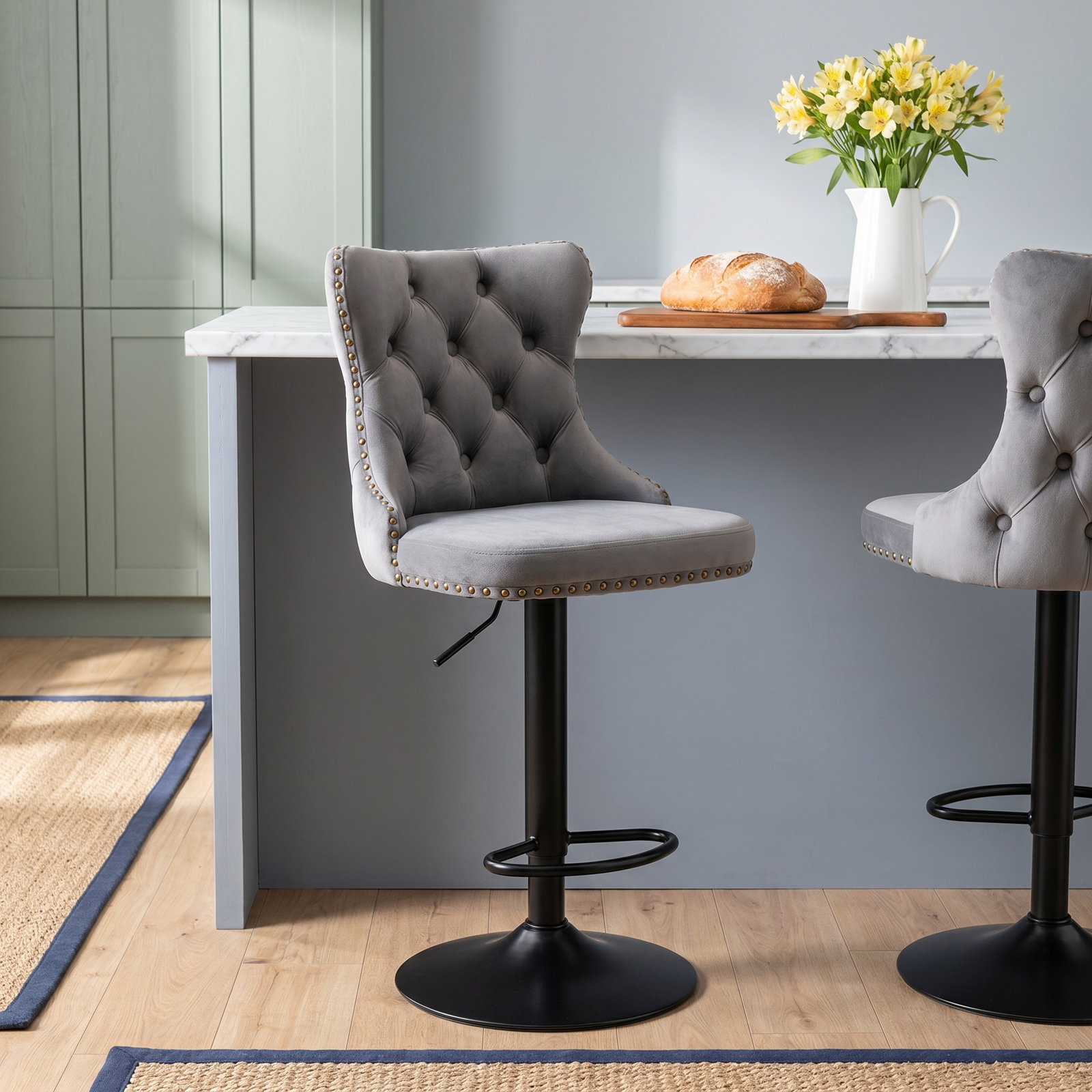 Meryl Swivel Bar Stool