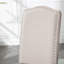 Chaise parsons capitonnée en lin rembourré-1032295278