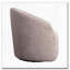 Fauteuil pivotant avec base cachée Faux Boucle