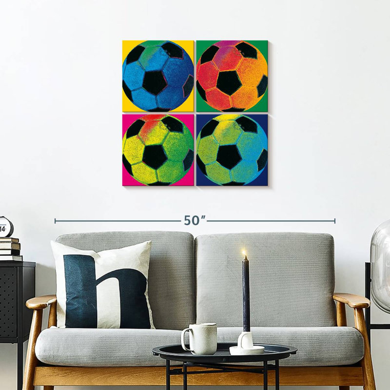 Ballon de football Sireci, H 26 po x l 26 po