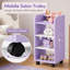 Ensemble de coiffeuse 3 pièces pour enfants, violet-739428679