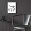 «Kitchen Signs L» par Jean Plout, art mural en verre acrylique, 12 po x 16 po-1711360585