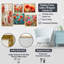 «Poppies Charm In Winter Delight II», ensemble de 5 impressions sur toile coquelicots-1765747946