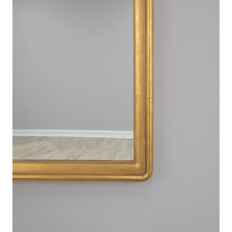 Lana Flat Wall Mirror, Gold