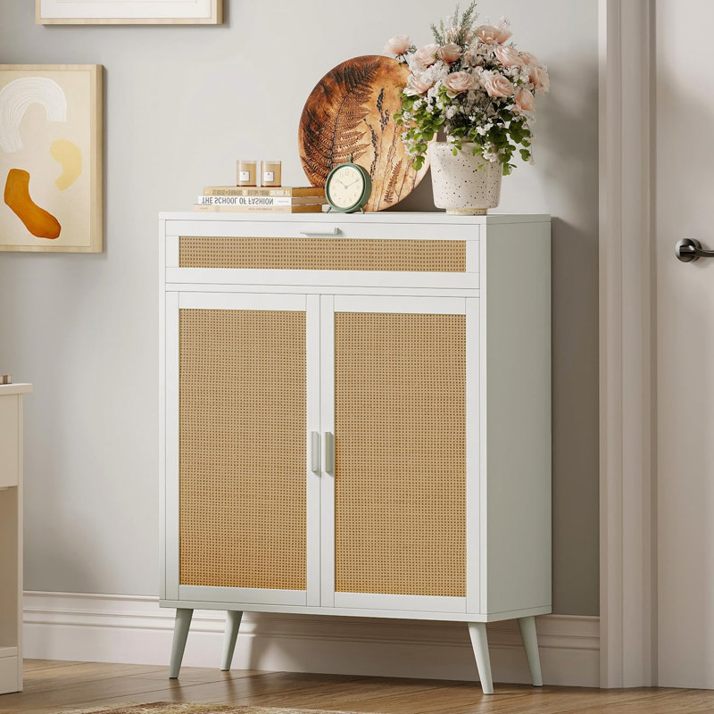 Armoire d'appoint Lauressa, Blanc