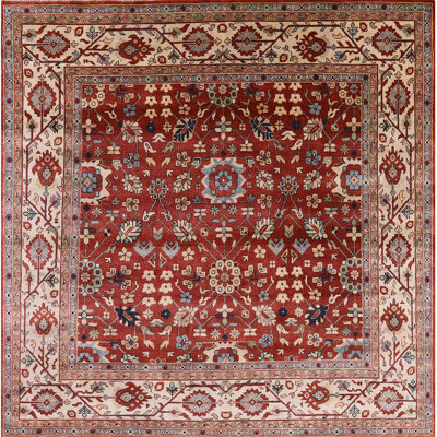 Tapis de style oriental rouge