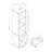 Timothy 73.5''H LED Light Bookcase