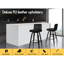 Nettey Swivel Upholstered Counter Stool-92993585