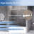 56"-60" W X 66" H Double Sliding Frameless Tub Door with 3/8" (10mm) Tempered Clear Glass-94288778