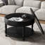 Table basse moderne en bois massif avec rangement intelligent Smart