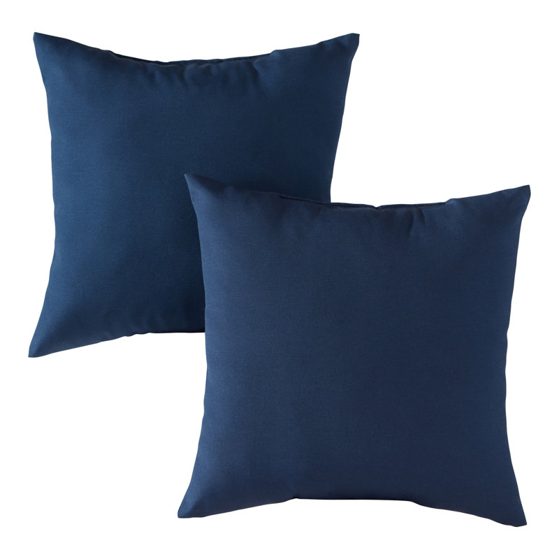 Housse de coussin d'extérieur carré Covington, Marine