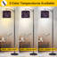 Lampe sur pied arc avec abat-jour réglable pierre abstraite agate mauve motifs fluides sur pied, fissures foncées, lampe haute 3 lumières à intensité variable avec télécommande