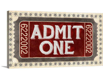 Admit One par Banducci - publicité imprimée