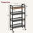 Monto Metal and Solid Wood Bar Cart
