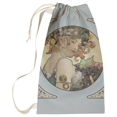 Magdaleno Fabric Laundry Bag with Handles