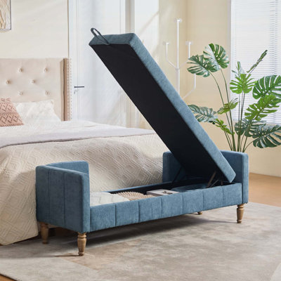 Banc avec revêtement
