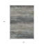 Tapis extérieur lavable rayé gris granit 10 pi x 14 pi
