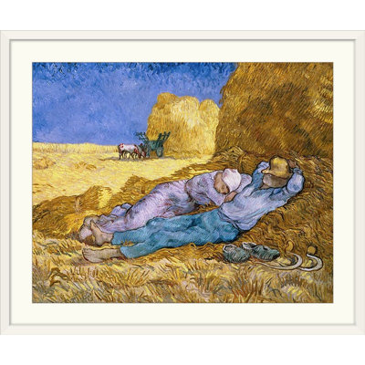 " Noon, Or The Siesta, After Millet, 1890 " by Vincent Van Gogh