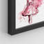 «Pastel Watercolor», ballerine à talons de bouteille de parfum encadrée sur papier, impression de 4 pièces-97782549-97782550