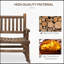 Chaise berçante en bois pour 2 personnes