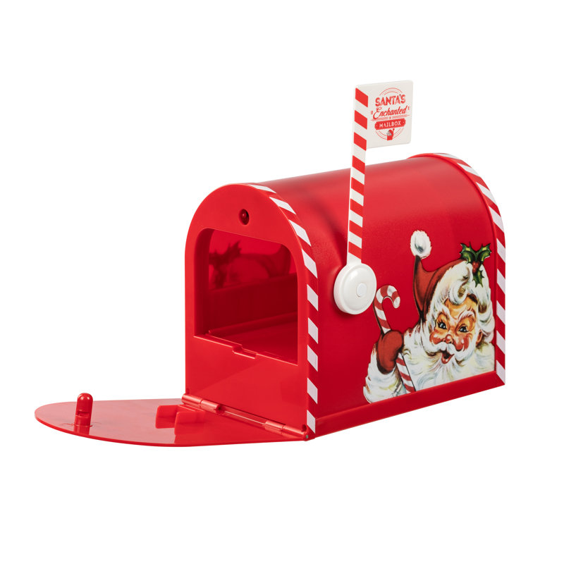 Magic of Christmas 10 in. Santa's Enchanted Mailbox