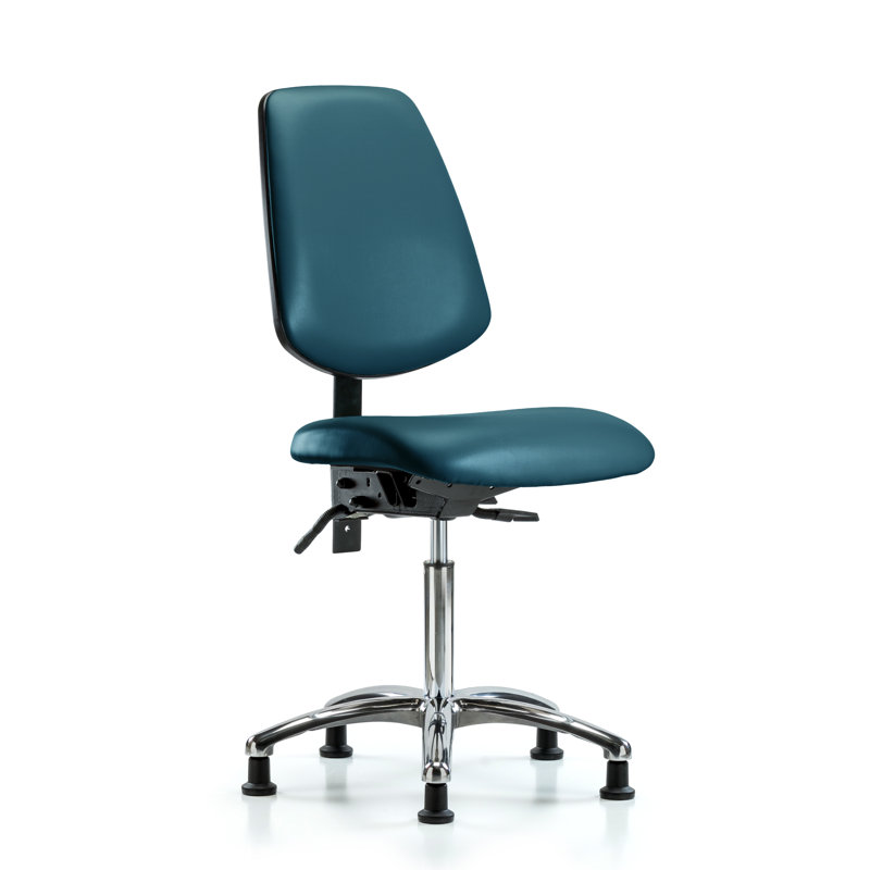 Chaise de travail Lajoia, Bleu marine, Non
