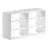 6-Drawer Dresser With Large Fabric Drawers, White-1690835638