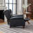 Almantas 31" Wide Genuine Leather Wing Chair Recliner-1620073985