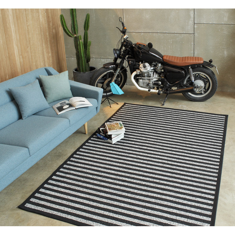 Rains Striped Hand Woven Area Rug, Rectangle 200 x 300cm