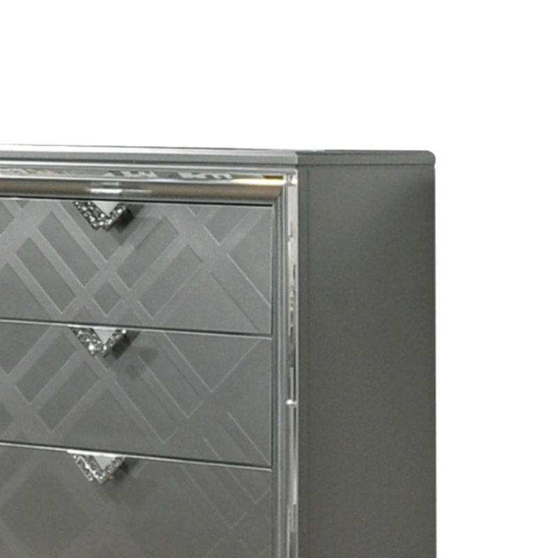 Commode double 6 tiroirs 17,75 po Karnit