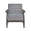 Fauteuil d'appoint de style décontracté en velours 1pc