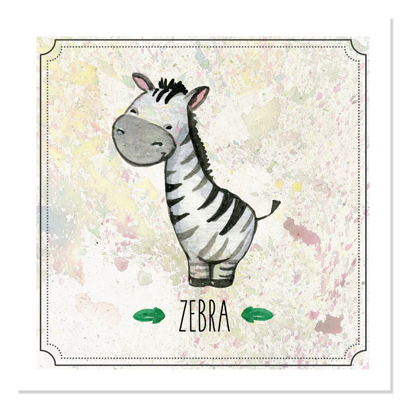 Jungle Day 4' Wall Decal, Paper, 12" H x 12" W x 1.5" D