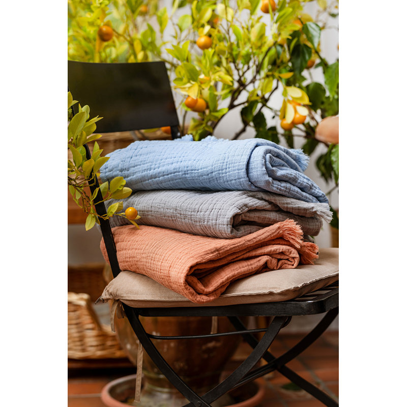 Nastya Blanket, W180 x L250cm, Orange
