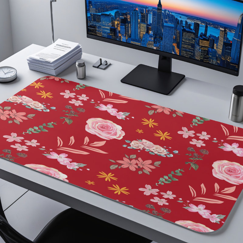 Polyester Desk Pad, 31.5x15.5