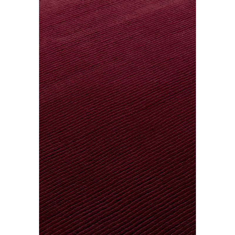 Farrow & Ball Cut & Loop Stripe Keepers Red Area Rug, Rectangle 5' x 7'6"