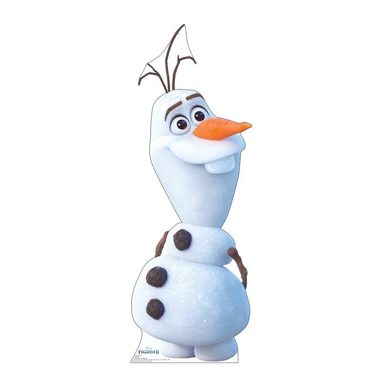 Accroche en carton de l’olaf (disney ii)