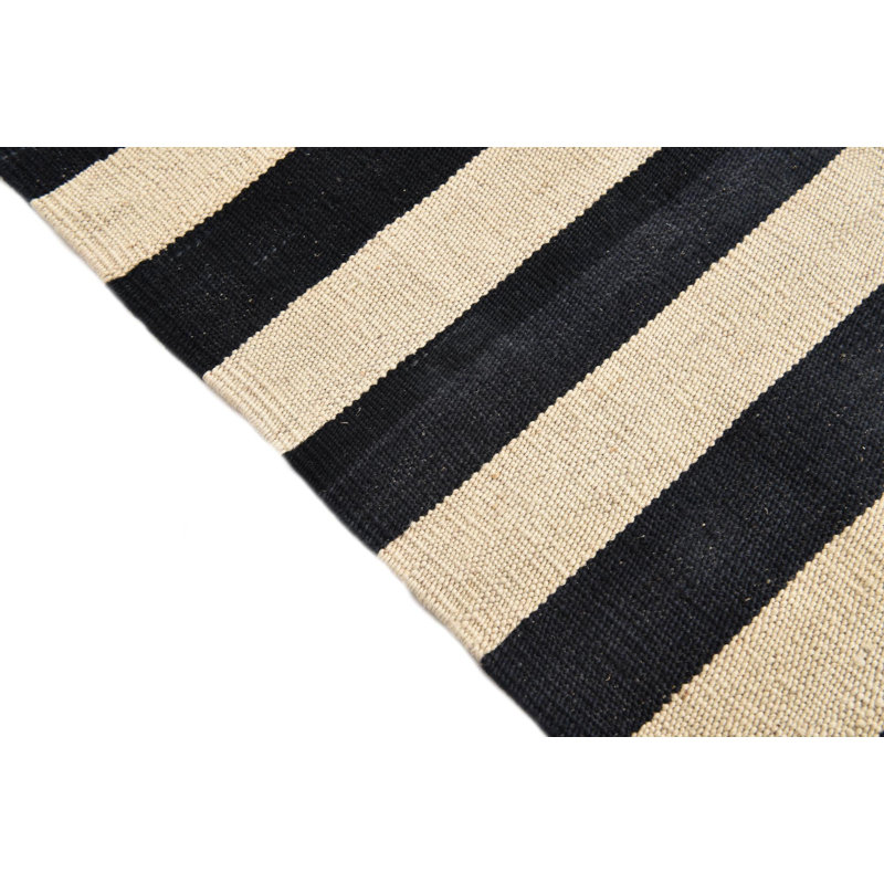 Jessen Black and White Rug