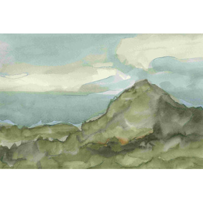 " Plein Air Mountain View I " by Ethan Harper Painting Print