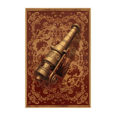 Tapis doux moelleux de style rétro histoire et civilisation en brun - reliure brun clair