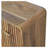 T-bar Ridged Chest, 3-Drawers, Light Brown