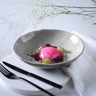 Tourmaline Commercial Dishwasher Safe 8.86'' Stoneware Salad Or Dessert Plate , Set of 6
