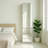 Elise Modular Wood Closet System With Mirror In White