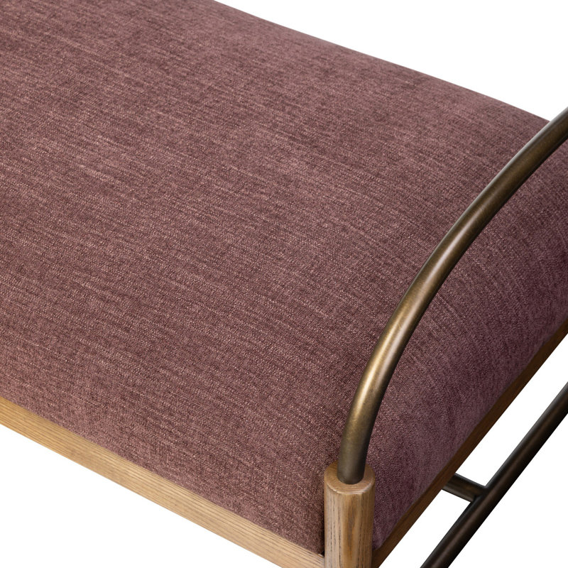Demi Upholstered Bench, Laughlin Plum