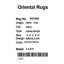 9'X12' Oriental Area Rug in Beige