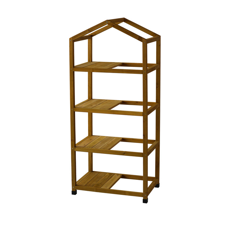 Wooden Greenhouse Nursery & PE Cover (FSC 100%), Natural