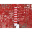 Tapis oriental noué à la main 8 pi x 10 pi rouge, moderne, tissé népalais, en laine et en soie à base de plantes BB0CA5B5C01C4D4B84506A17F90FF713