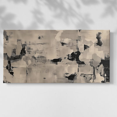 Série abstraite-XXXIV- Toile tendue avec châssis tendue, prête à être accrochée