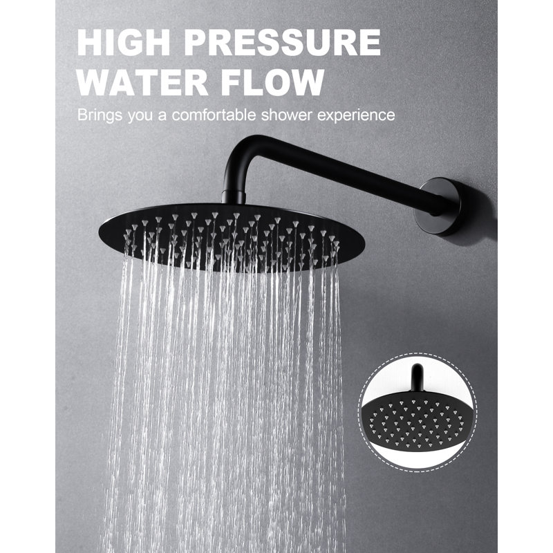 Pressure-Balanced (Temperature And Volume) Complete Shower System